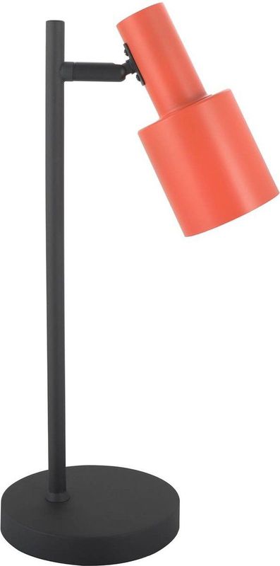 Lindby Tafellamp 1licht IJzer H: 45 E27 oranje, zwart