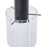 Lucande - Eirian 3 Pendelleuchte Clear/Black