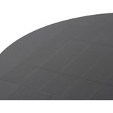 Lucande LED sokkellamp Elario, 44 cm, zwart, sensor