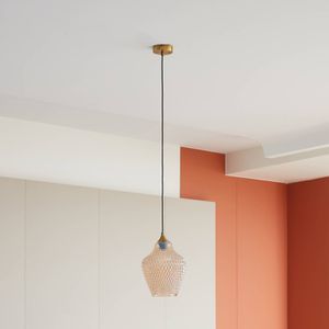 Pendelleuchte 'Drakar' aus Glas für Wohnzimmer & Esszimmer von Lindby