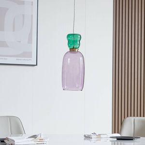 Lucande - Fay LED Hanglamp Purple/Green Lucande