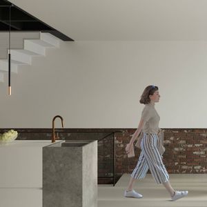 Euluna - Thalassa - Hanglamp - Zwart - Koper - Staal, Polyester