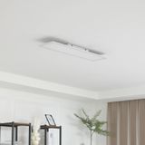 Lindby - Enhife - LED Paneel - Wit - Aluminium - 80 x 20 cm