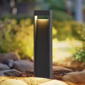 Lucande Wandleuchte außen Lavina (Modern) in Alu aus Aluminium (2 flammig, GU10) - Außenwandleuchten Wandlampe Led Außenlampe Outdoor für Außenwand/Hauswand Haus Terrasse & Balkon