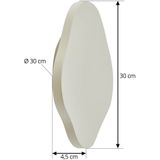 Nielson - LED-wandlamp - Crème - Modern - Dimbaar - Gips