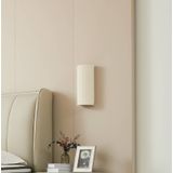 Lindby - Colja - Wandlamp - Crème / Amber - Dimbaar - Gips / Klei