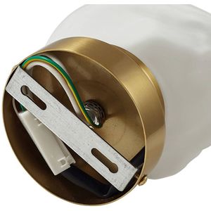 Lindby - Piatra - Wandlamp - Opaal/Geel Koper