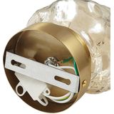 Lindby - Piatra - Wandlamp - Crème / Amber - Dimbaar - Modern - Glas