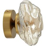 Lindby - Piatra - Wandlamp - Crème / Amber - Dimbaar - Modern - Glas