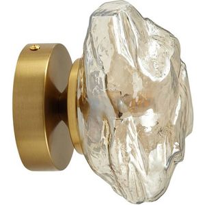 Lindby - Piatra - Wandlamp - Crème / Amber - Dimbaar - Modern - Glas