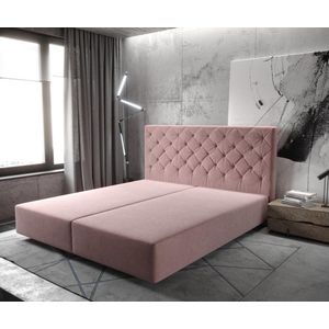 Boxspring-frame Dream-Great microvezel rosé 180x200