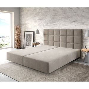 Boxspring-frame Dream-Fine microvezel beige 180x200