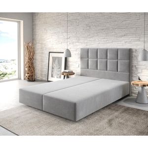 Boxspring-frame Dream-Fine microvezel grijs 140x200