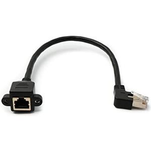 System-S USB 2.0 kabel 100 cm type A stekker naar Mini B stekker spiraal hoek in zwart
