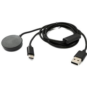 System-S Station de charge USB 2 en 1 Y 120 cm 3.1 type C mâle vers fiche 2.0 type A mâle pour Samsung Galaxy Watch 5 Câble Smartwach