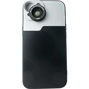 SYSTEM-S Macro 2.8X HD lens met beschermhoes voor iPhone 13, zwart