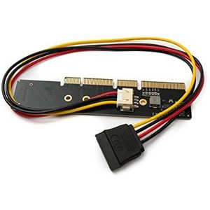 SYSTEM-S NGFF adapter M.2 Stick NVME AHCI SSD naar PCI E 3.0 35cm kabel voor SSD 110 80mm