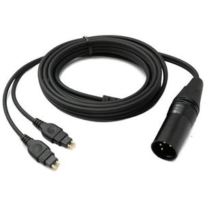 System-S 2m XLR 4-pins vervangende kabel voor Sennheiser HD 660 650 600 580 hoofdtelefoonadapter