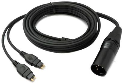 System-S - Vervangende Kabel - Zwart - 2 m - XLR 4-polige Stekker
