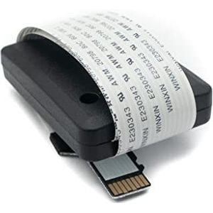 System-S SD-kaart 25 cm kabel Micro SD stekker naar standaard bus verlenging adapter