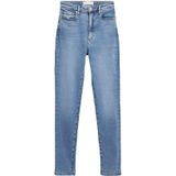 DetoxDenim - Skinny Broek - Effen - 92% Katoen - Hoge Taille