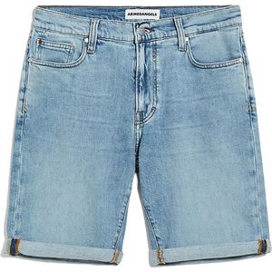 Jeansshorts in unifarbenem Design Modell 'NAAILO HEMP'
