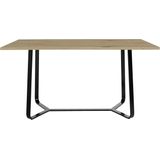 TALEA Tisch, Breite 140 cm, Gestell schwarz, Tischplatte