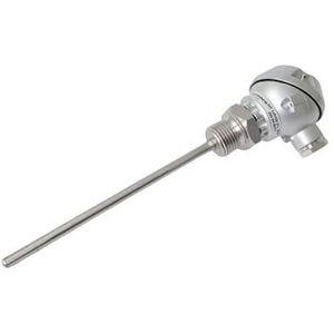 Weerstandsthermometer met aansluitkop en schroefdraad G1/2