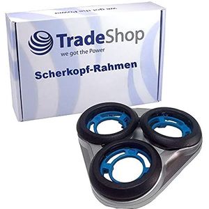 Trade-Shop Scheerhoofdframe zilver incl. houder vervanging voor Philips S5572/10 S5600 S5620 S5651 S5672 S5700 S5720 S5750 scheerkop scheerkop reserveonderdeel