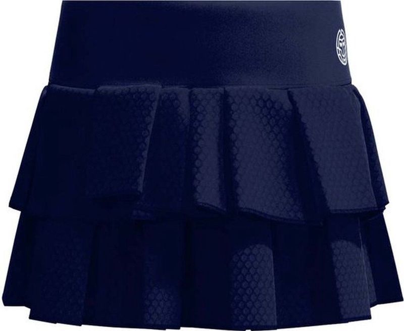 Plooirok - Wafelstructuur - Lichtgewicht - Gerecycled Polyester - Zwart