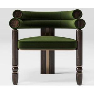 Casa Padrino Luxury Dining Chair White/Gray/Black/Brass 62 x 62 x H. 76 cm - Swivel Kitchen Chair - Swivel Chair - Vintage Retro Chair - Dining Room Furniture