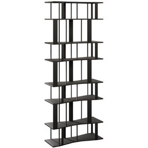 Casa Padrino luxe metalen plankenkast zwart 80 cm