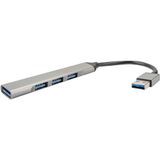 4Smarts 4smarts USB-combi-hub Spacegrijs