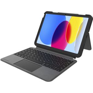 4smarts Solid Smart Connect 2in1 (DE), Tablet toetsenbord, Grijs