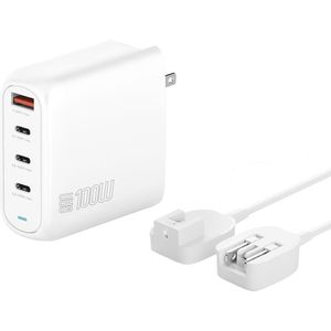 4Smarts Ladegert GaN Flex Pro 100W 3 USB-C+1 USB-A. Travel