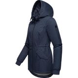 Damesjas - Korte Winterjas - Zwart - Polyester
