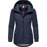 Damesjas - Korte Winterjas - Zwart - Polyester