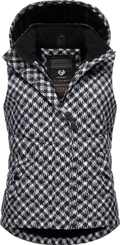 Marikoo - Mouwloos Gewatteerd Gilet - Zwart - Polyester