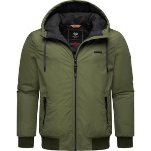 Ragwear Tussenjas 'Maddy'  groen / olijfgroen / donkergroen / zwart