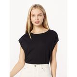 T-shirt - Effen - Jersey - Kwartmouw - Normale Pasvorm