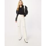 T-shirt - Effen - Jersey - Kwartmouw - Normale Pasvorm