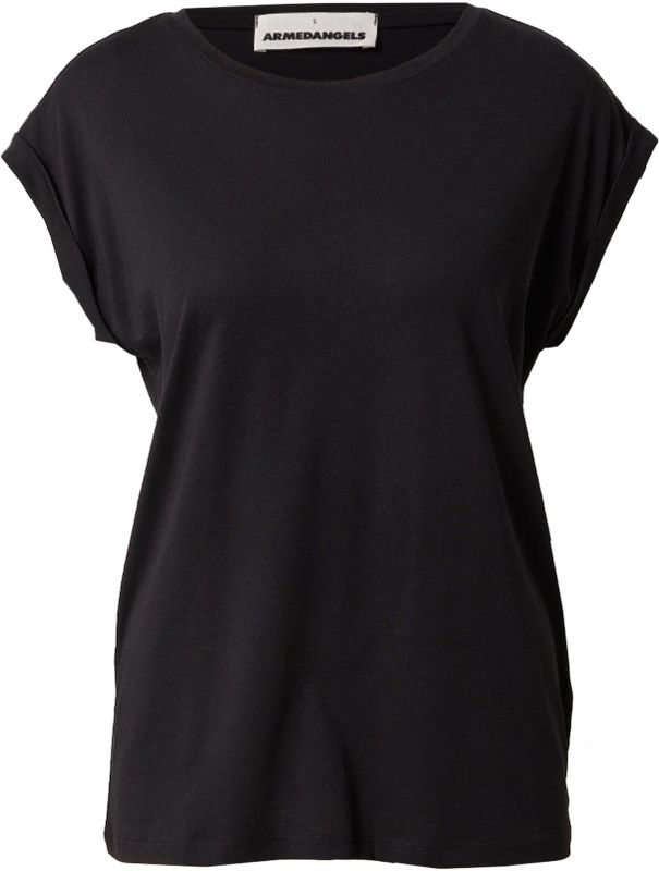 T-shirt - Effen - Jersey - Kwartmouw - Normale Pasvorm