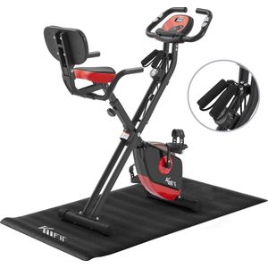 KM-Fit Hometrainer - 2in1 - Fitnessfiets - Opvouwbare - LCD-scherm - Ergonomisch - tot 100kg - voor cardio- en krachttraining