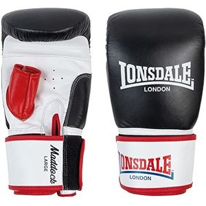Lonsdale Uniseks volwassenen Maddock Equipment, zwart/wit/rood, XL