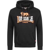 Lonsdale - Thurning - Hoodie - Met Kangoeroezak - Zwart