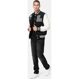 Lonsdale Waterstein College Jacke Black/Ecru/Grey-M
