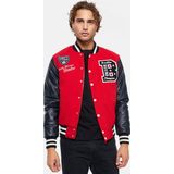 BENLEE - Collegejack - Casual Look - Gemengde Stof - Contrasterende Mouwen