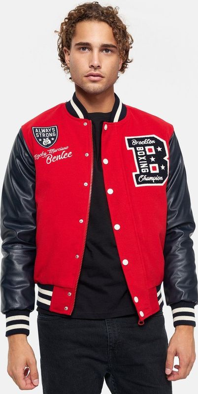 BENLEE - Collegejack - Casual Look - Gemengde Stof - Contrasterende Mouwen