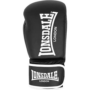 Lonsdale Boxhandschuhe Ashdon Boxhandschuhe aus Kunstleder Black/White-12 OZ