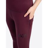 BENLEE - Maribel - Dameslegging - Oxblood/Zwart - 100% Polyester